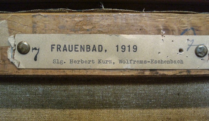 Rückseite Aufkleber Sammlung Kurz